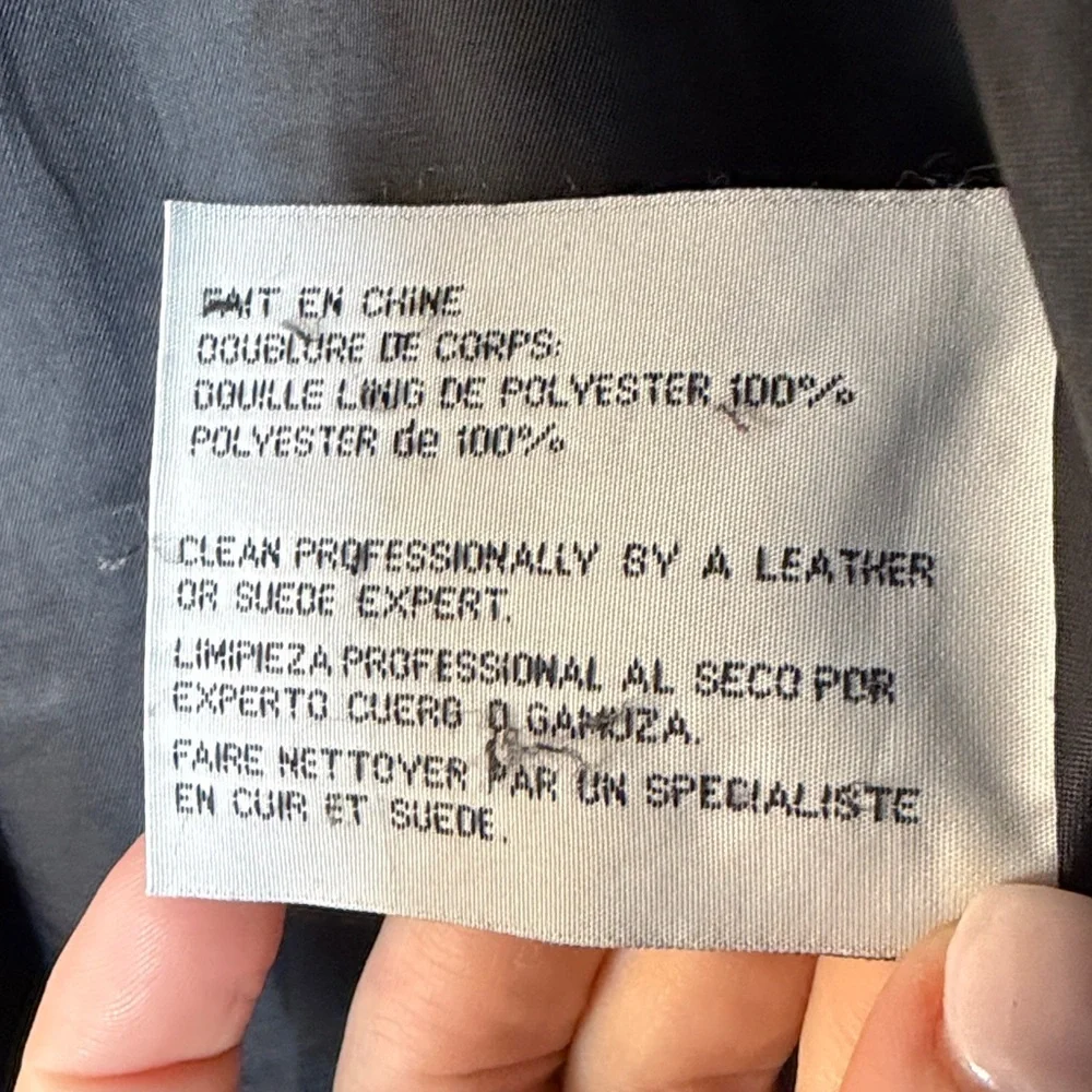 Boeing 100% Leather Jacket Women’s Small - Picture 7 of 10